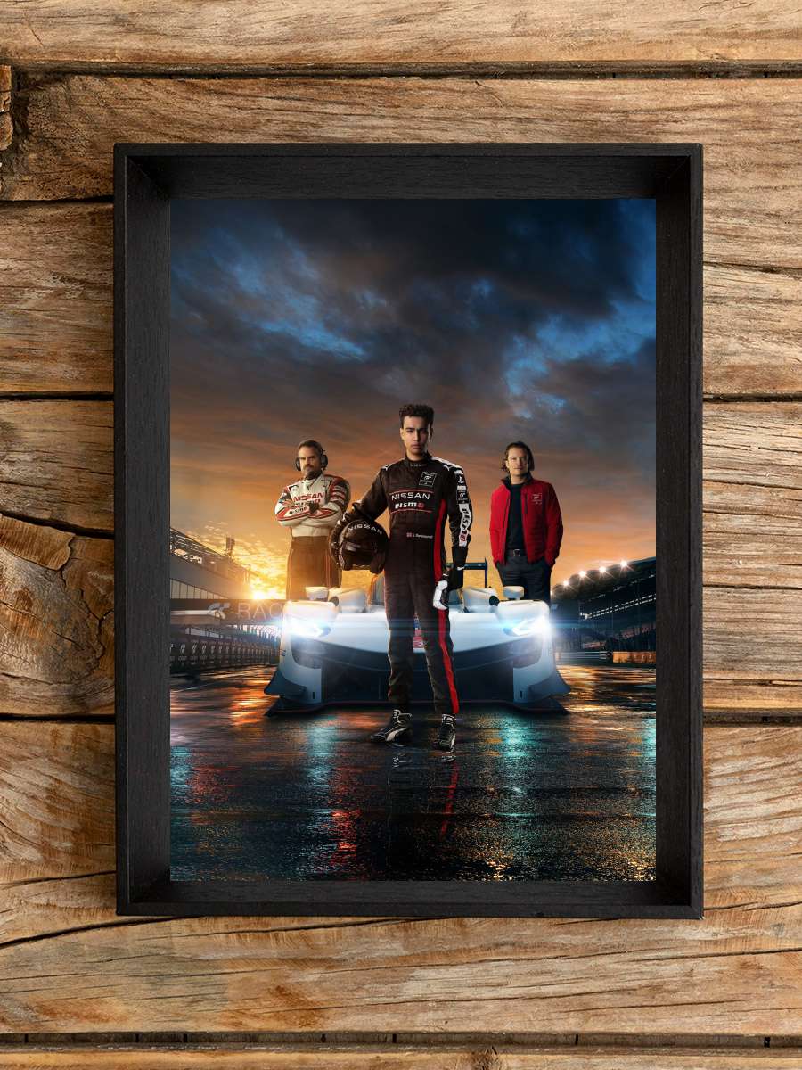 Gran Turismo Film Tablo Siyah Çerçeveli Film Poster Afiş Tablo