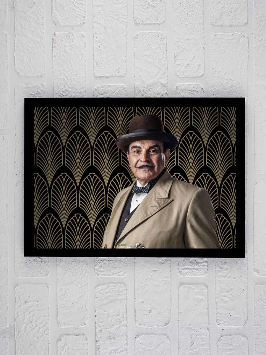 Herkül Puaro - Agatha Christie's Poirot Dizi Tablo Siyah Çerçeveli Dizi Poster Duvar Tablo
