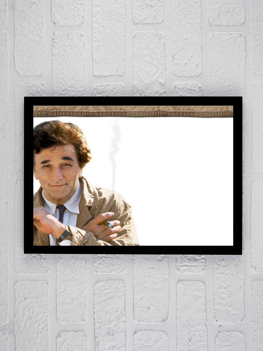 Columbo Dizi Tablo Siyah Çerçeveli Dizi Poster Duvar Tablo