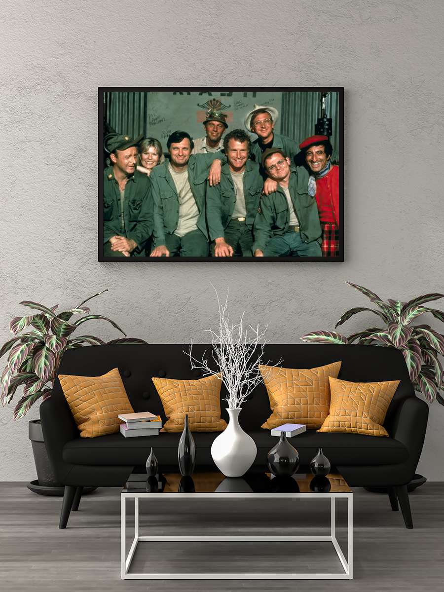 M*A*S*H Dizi Tablo Siyah Çerçeveli Dizi Poster Duvar Tablo