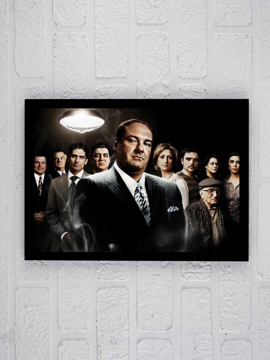 The Sopranos Dizi Tablo Siyah Çerçeveli Dizi Poster Duvar Tablo