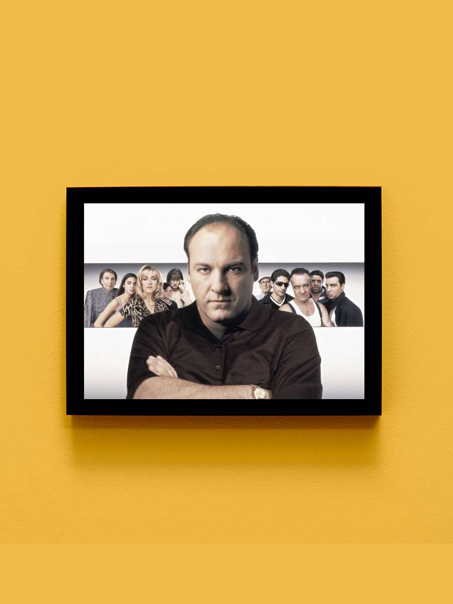 The Sopranos Dizi Tablo Siyah Çerçeveli Dizi Poster Duvar Tablo - En İyi Fiyatlarla