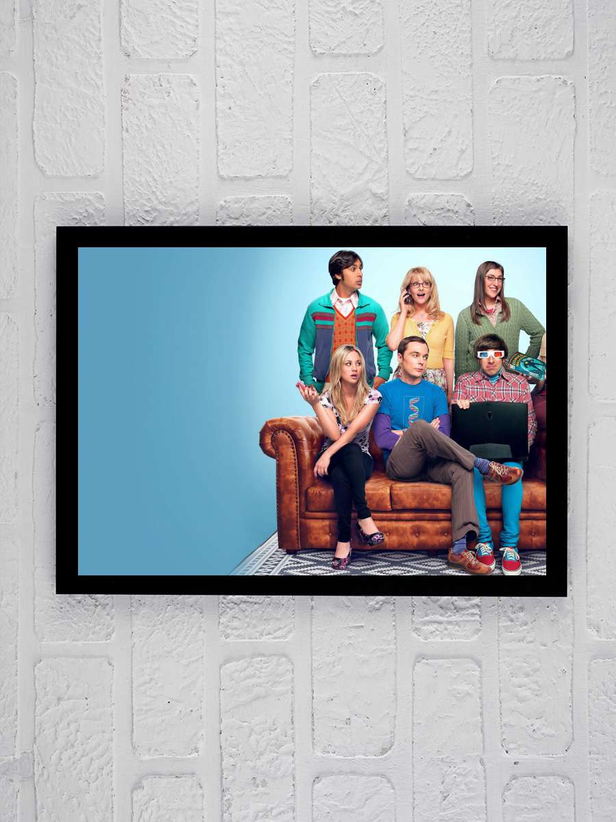 The Big Bang Theory Dizi Tablo Siyah Çerçeveli Dizi Poster Duvar Tablo