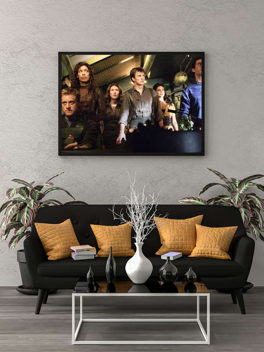 Firefly Dizi Tablo Siyah Çerçeveli Dizi Poster Duvar Tablo