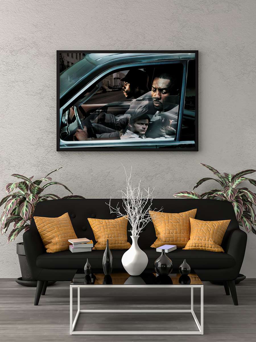 The Wire Dizi Tablo Siyah Çerçeveli Dizi Poster Duvar Tablo