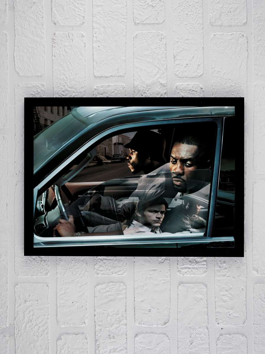The Wire Dizi Tablo Siyah Çerçeveli Dizi Poster Duvar Tablo