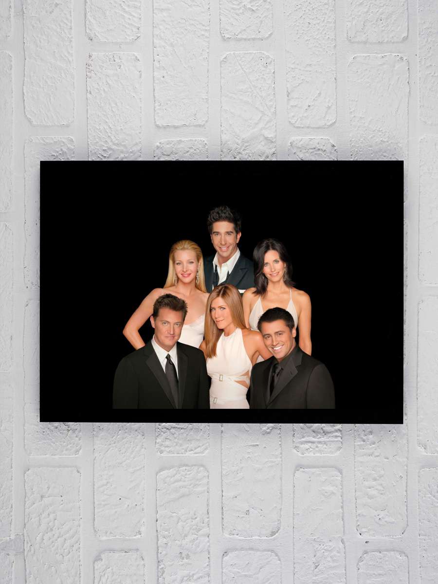 Friends Dizi Tablo Siyah Çerçeveli Dizi Poster Duvar Tablo