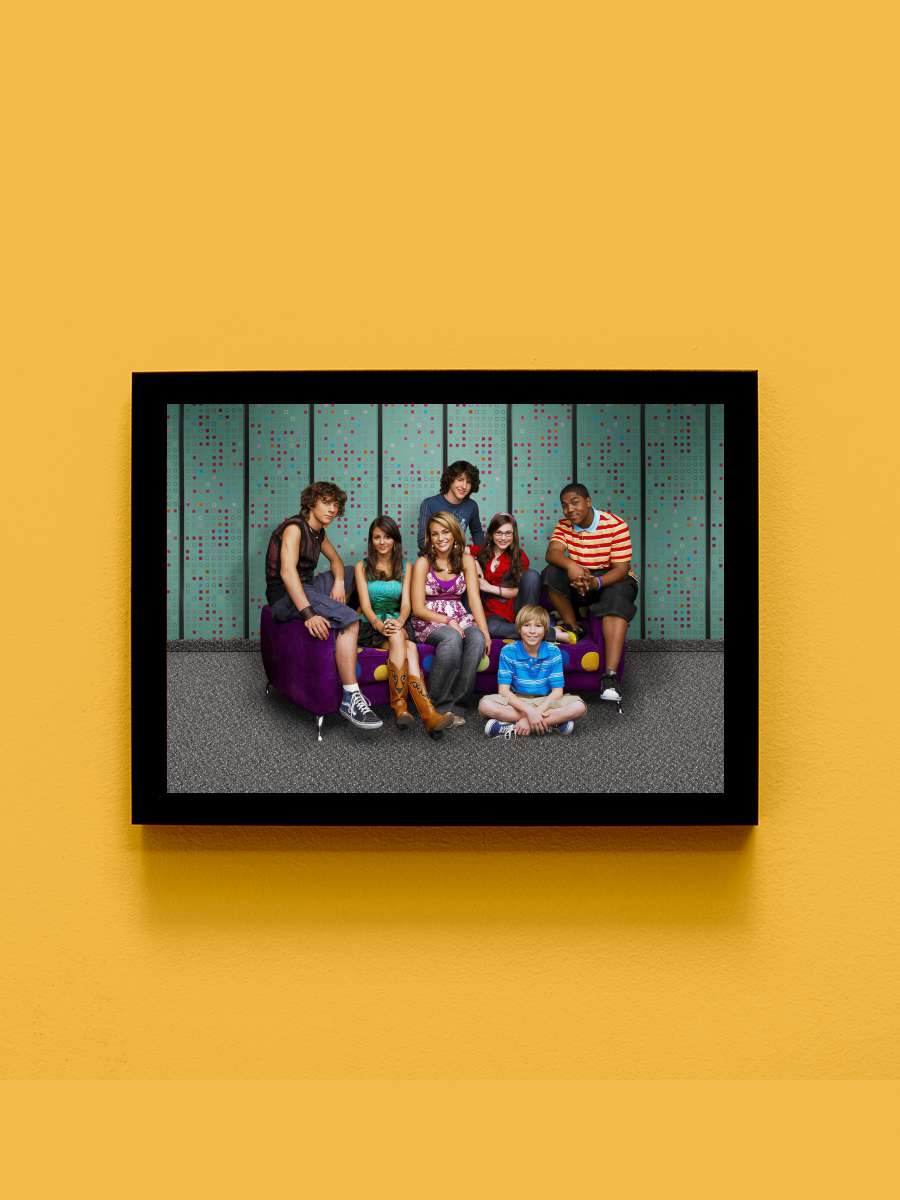 Zoey 101 Dizi Tablo Siyah Çerçeveli Dizi Poster Duvar Tablo - En İyi Fiyatlarla