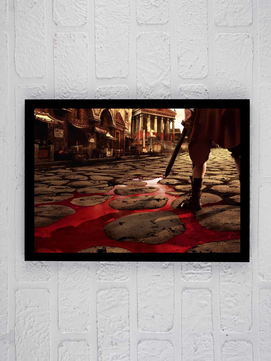 Roma - Rome Dizi Tablo Siyah Çerçeveli Dizi Poster Duvar Tablo