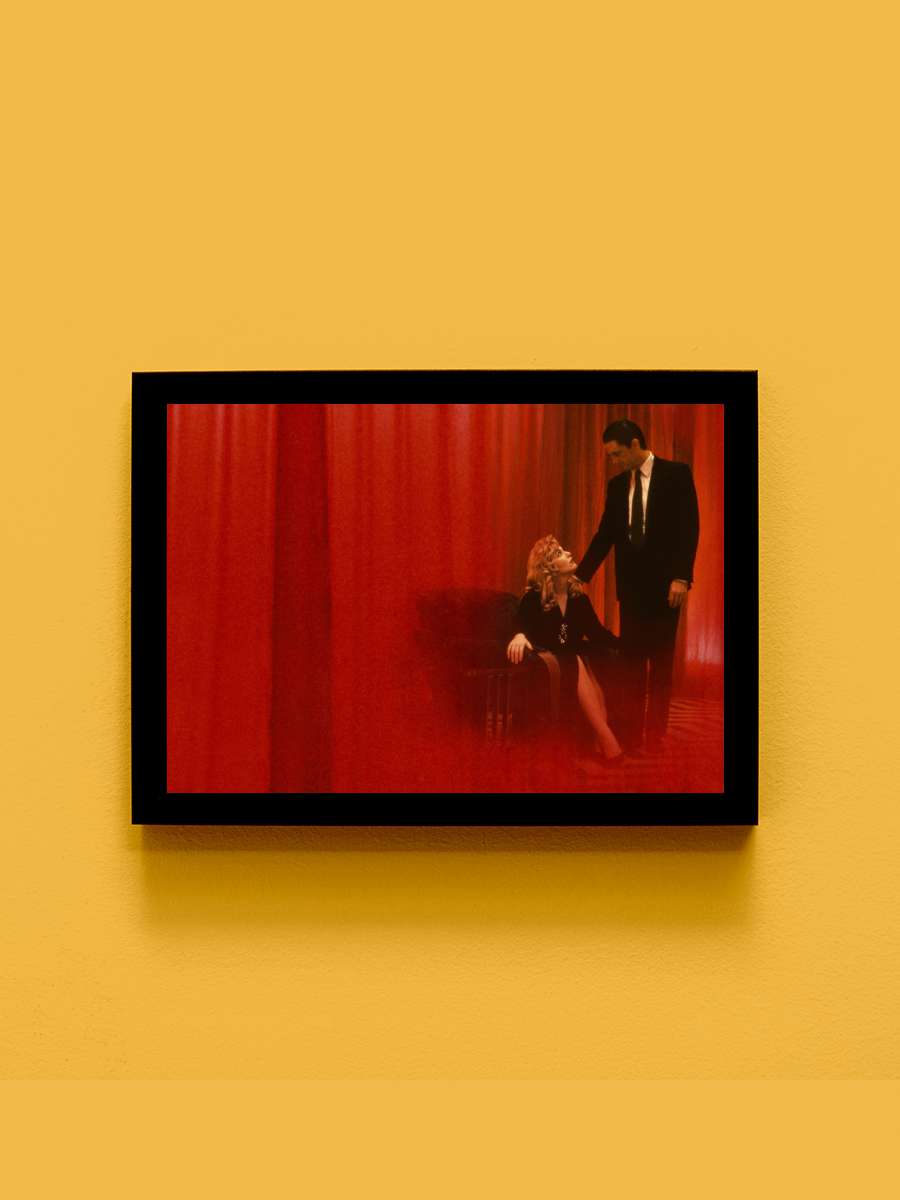 Twin Peaks Dizi Tablo Siyah Çerçeveli Dizi Poster Duvar Tablo