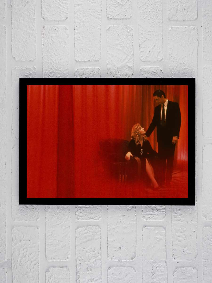 Twin Peaks Dizi Tablo Siyah Çerçeveli Dizi Poster Duvar Tablo