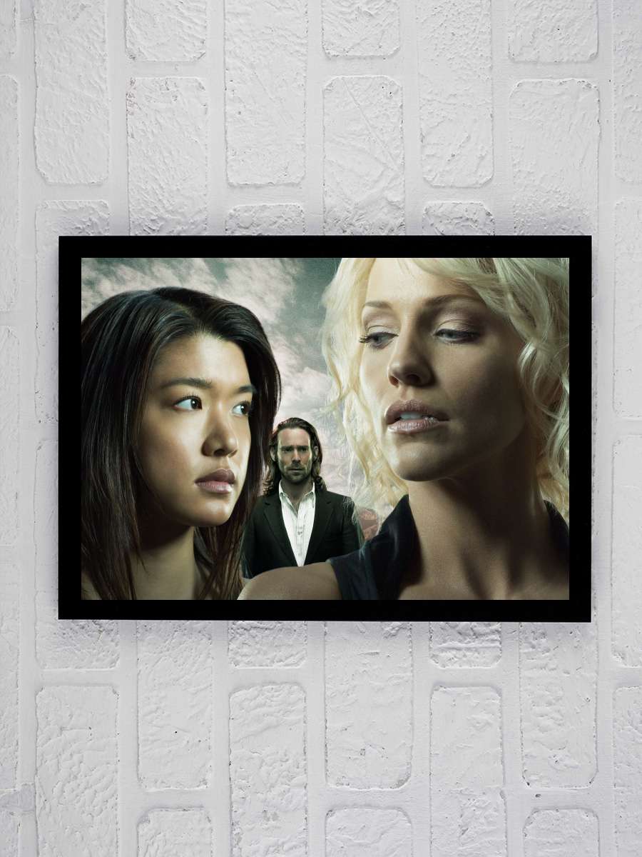 Battlestar Galactica Dizi Tablo Siyah Çerçeveli Dizi Poster Duvar Tablo
