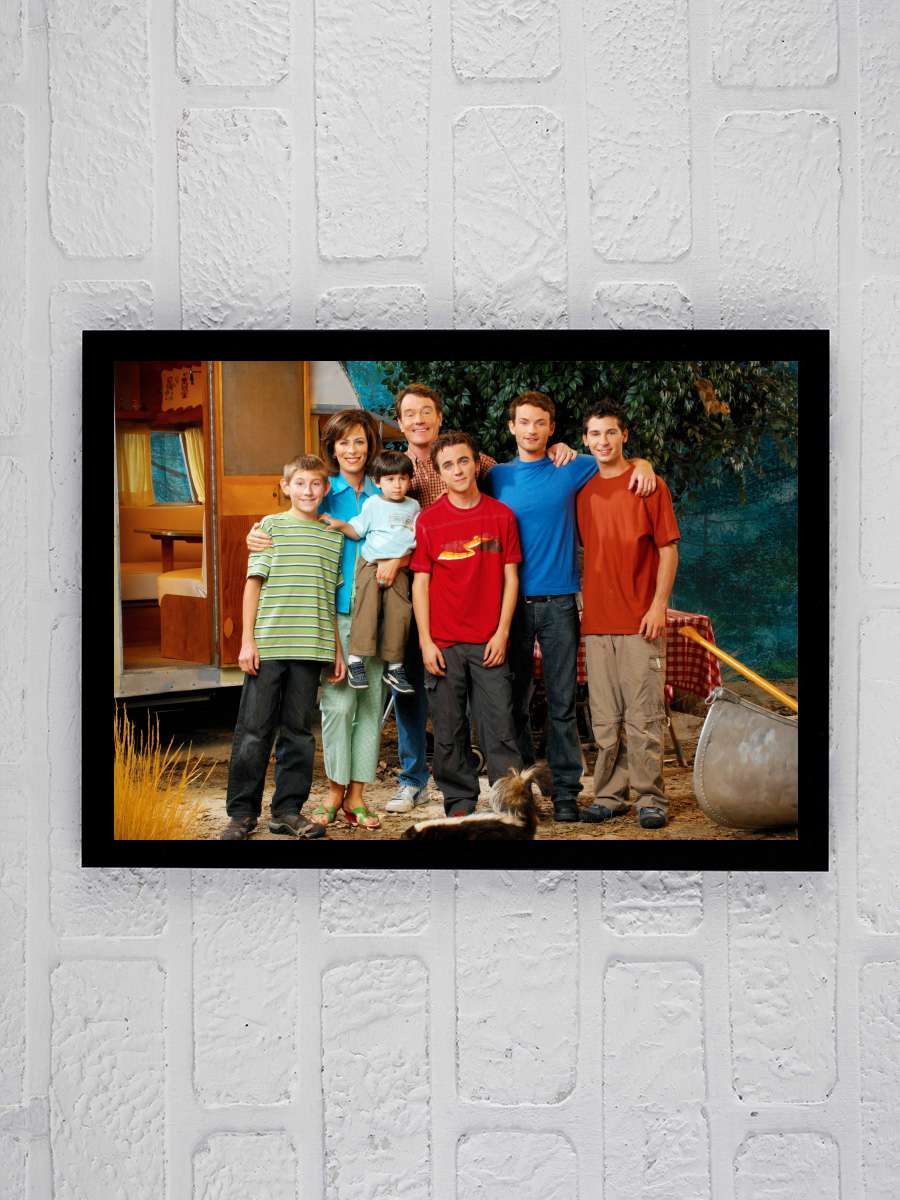 Malcolm in the Middle Dizi Tablo Siyah Çerçeveli Dizi Poster Duvar Tablo