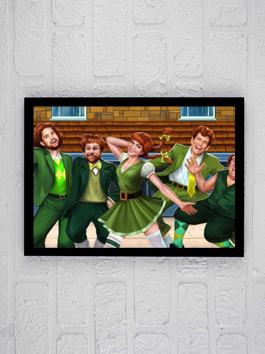 It's Always Sunny in Philadelphia Dizi Tablo Siyah Çerçeveli Dizi Poster Duvar Tablo