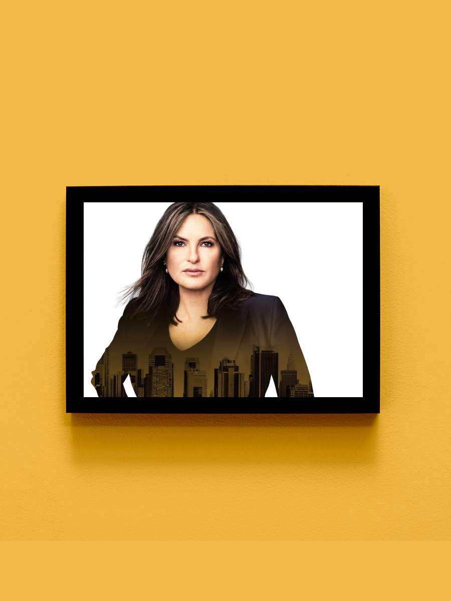 Law & Order: Special Victims Unit Dizi Tablo Siyah Çerçeveli Dizi Poster Duvar Tablo - En İyi Fiyatlarla
