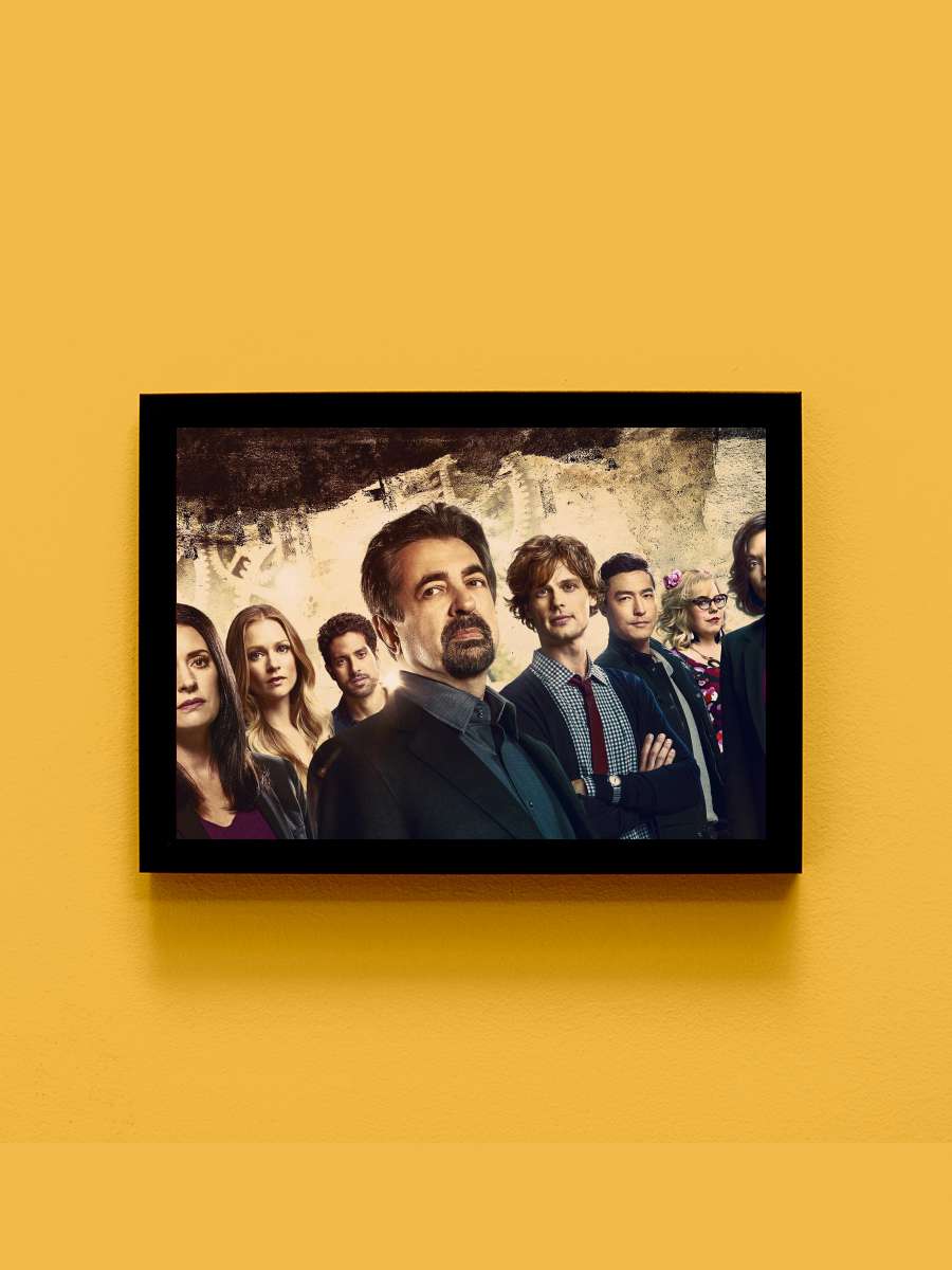 Criminal Minds Dizi Tablo Siyah Çerçeveli Dizi Poster Duvar Tablo
