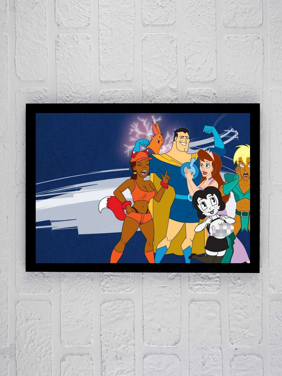 Drawn Together Dizi Tablo Siyah Çerçeveli Dizi Poster Duvar Tablo