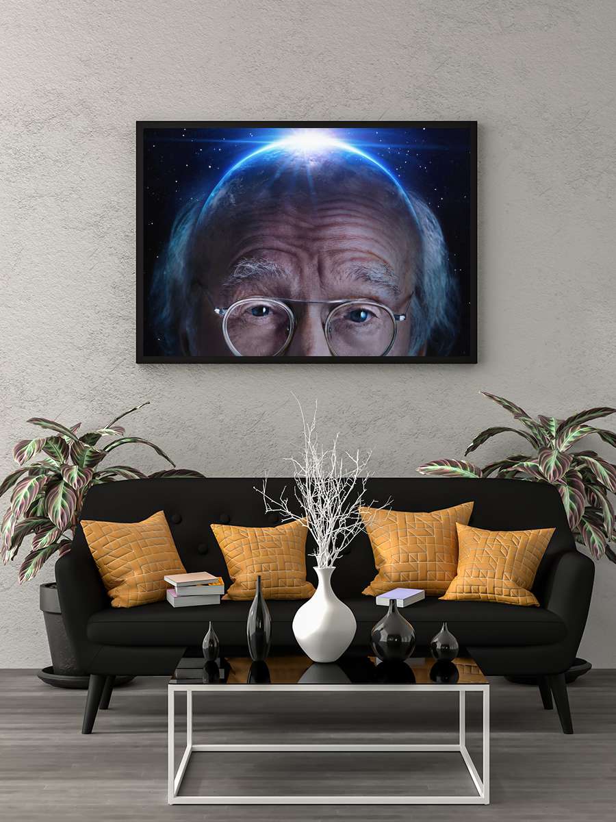 Curb Your Enthusiasm Dizi Tablo Siyah Çerçeveli Dizi Poster Duvar Tablo