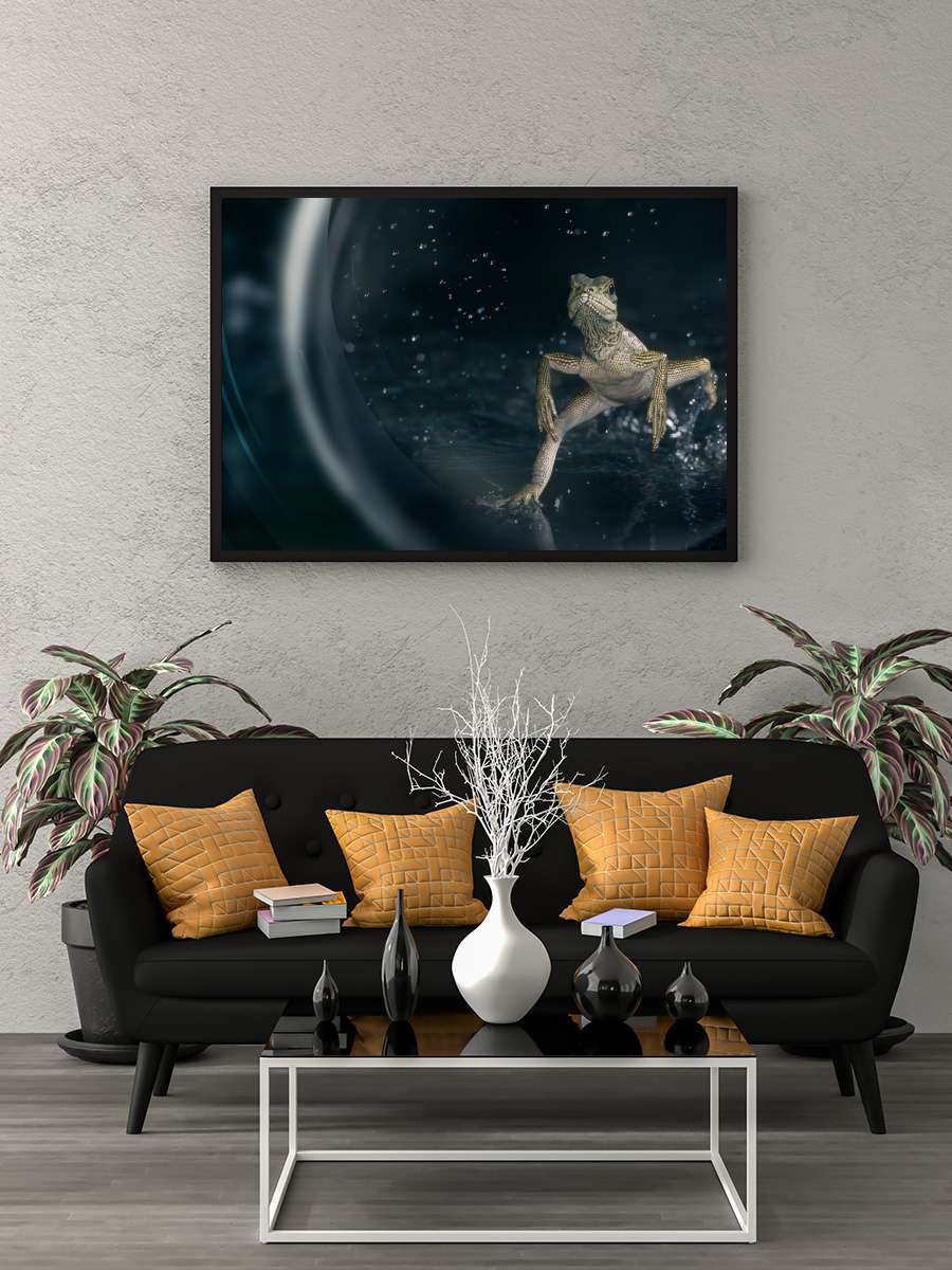 Life Dizi Tablo Siyah Çerçeveli Dizi Poster Duvar Tablo