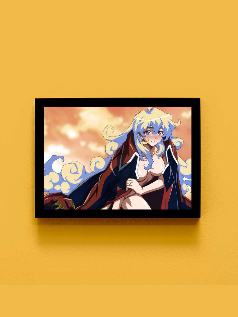 天元突破グレンラガン Dizi Tablo Siyah Çerçeveli Dizi Poster Duvar Tablo - En İyi Fiyatlarla