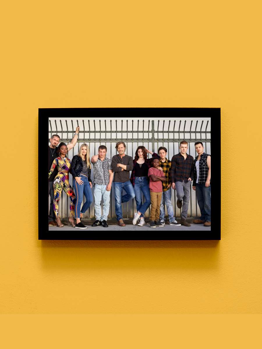 Shameless Dizi Tablo Siyah Çerçeveli Dizi Poster Duvar Tablo