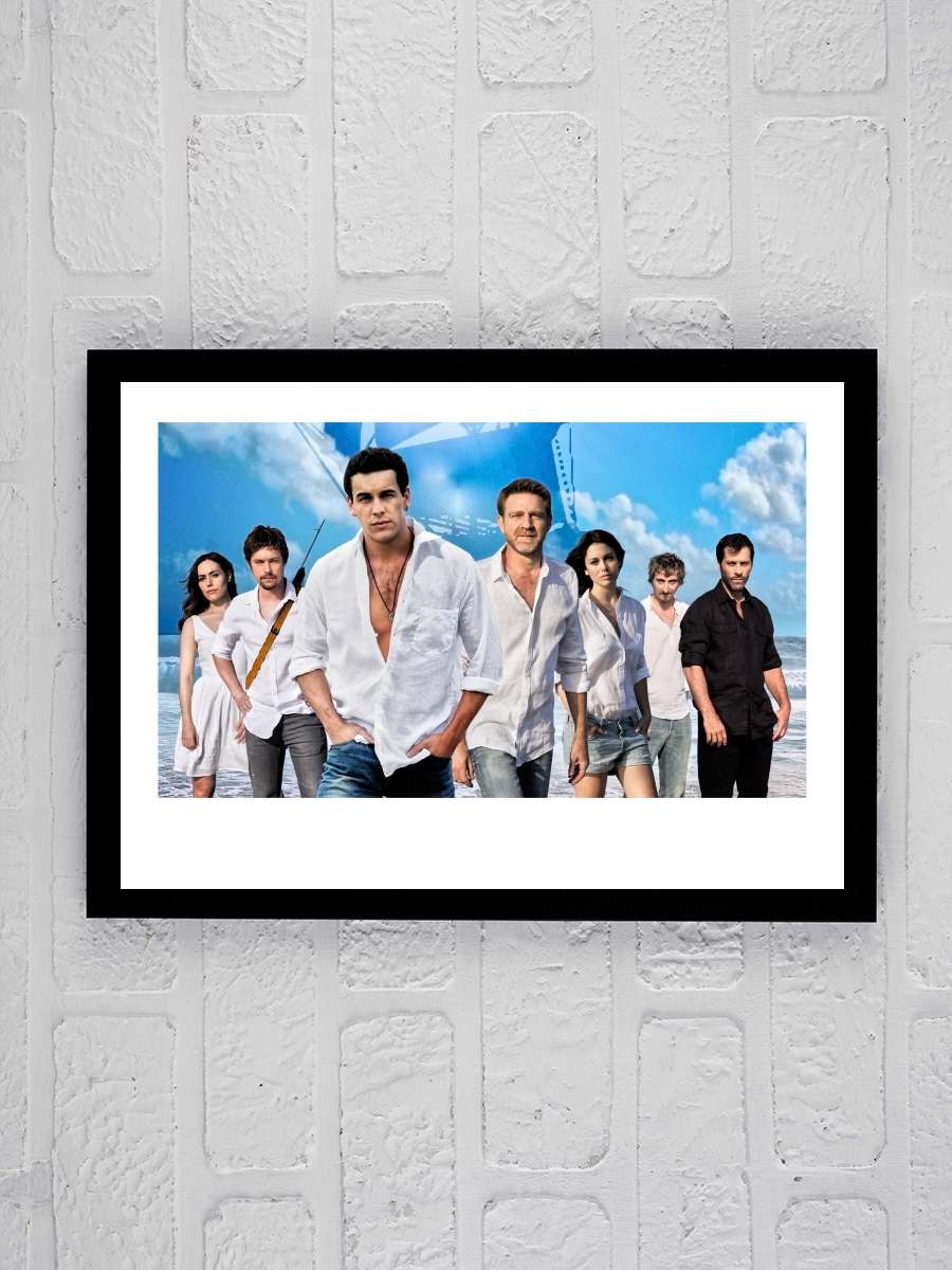 El barco Dizi Tablo Siyah Çerçeveli Dizi Poster Duvar Tablo