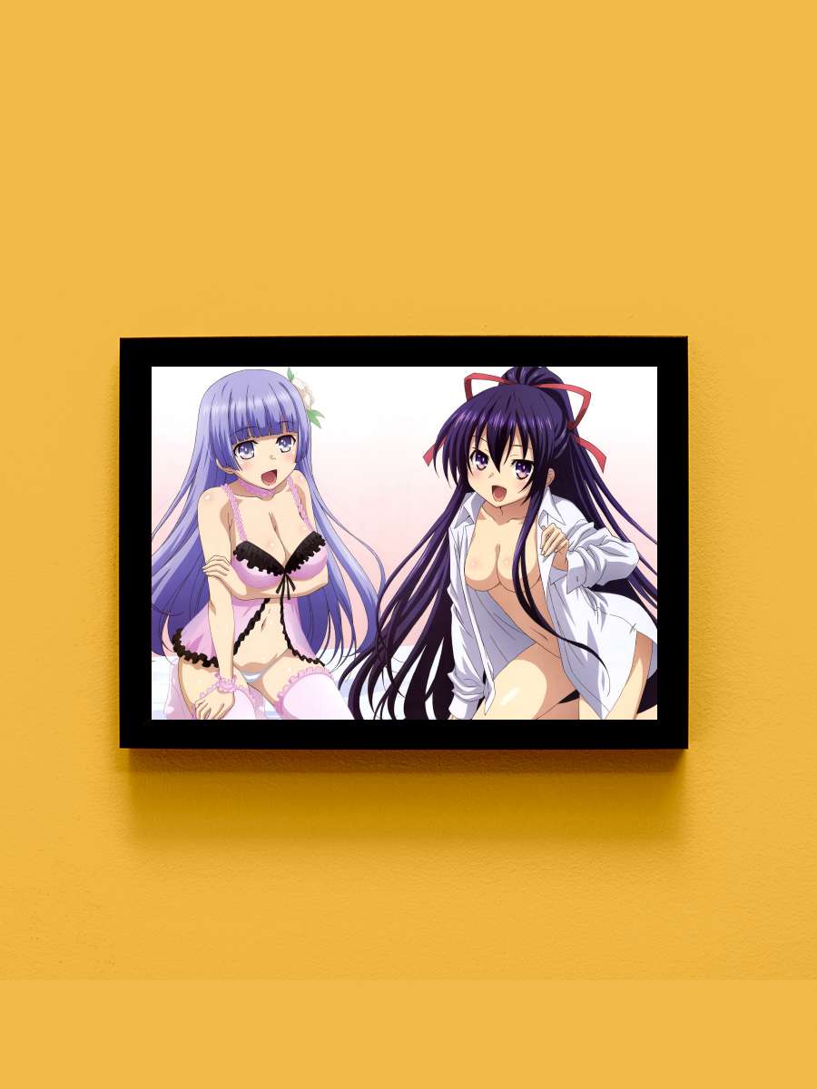 デート・ア・ライブ Dizi Tablo Siyah Çerçeveli Dizi Poster Duvar Tablo - En İyi Fiyatlarla