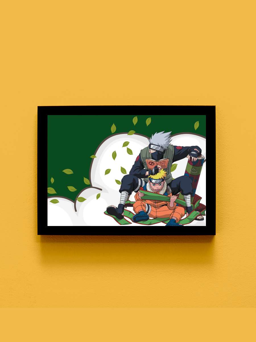Naruto - ナルト Dizi Tablo Siyah Çerçeveli Dizi Poster Duvar Tablo - En İyi Fiyatlarla