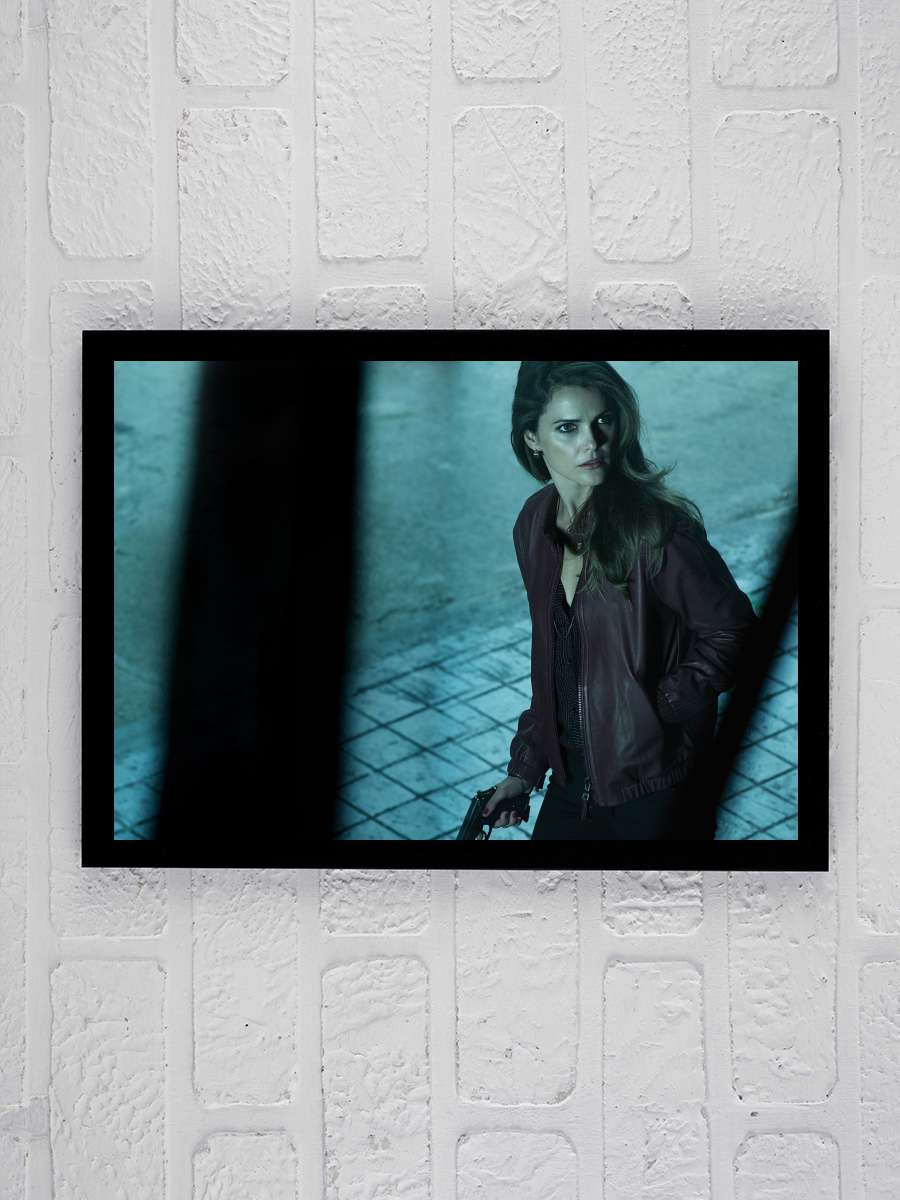 The Americans Dizi Tablo Siyah Çerçeveli Dizi Poster Duvar Tablo