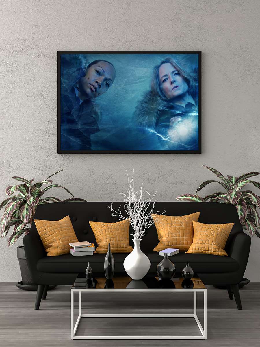 True Detective Dizi Tablo Siyah Çerçeveli Dizi Poster Duvar Tablo