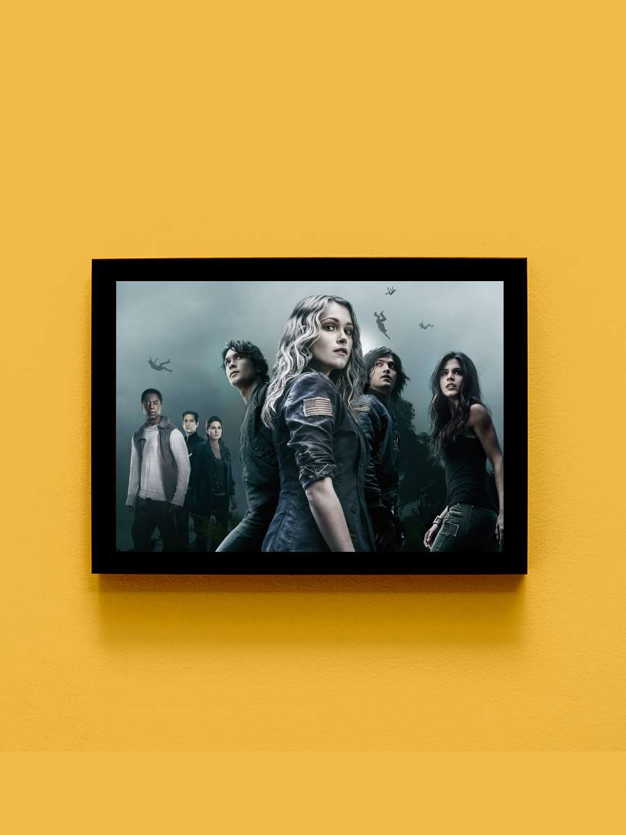 The 100 Dizi Tablo Siyah Çerçeveli Dizi Poster Duvar Tablo