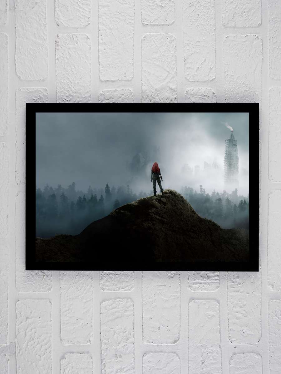 The 100 Dizi Tablo Siyah Çerçeveli Dizi Poster Duvar Tablo