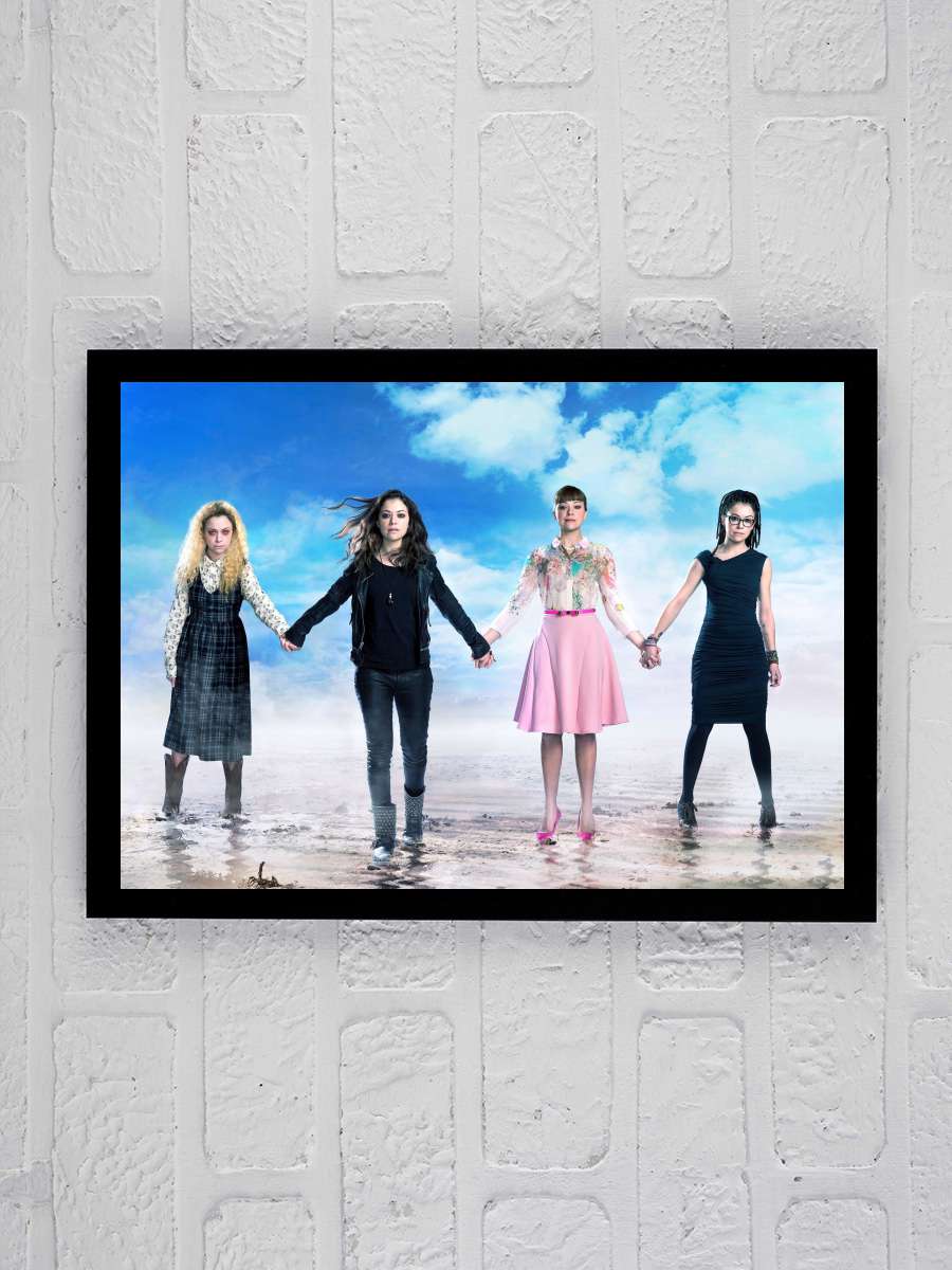 Orphan Black Dizi Tablo Siyah Çerçeveli Dizi Poster Duvar Tablo