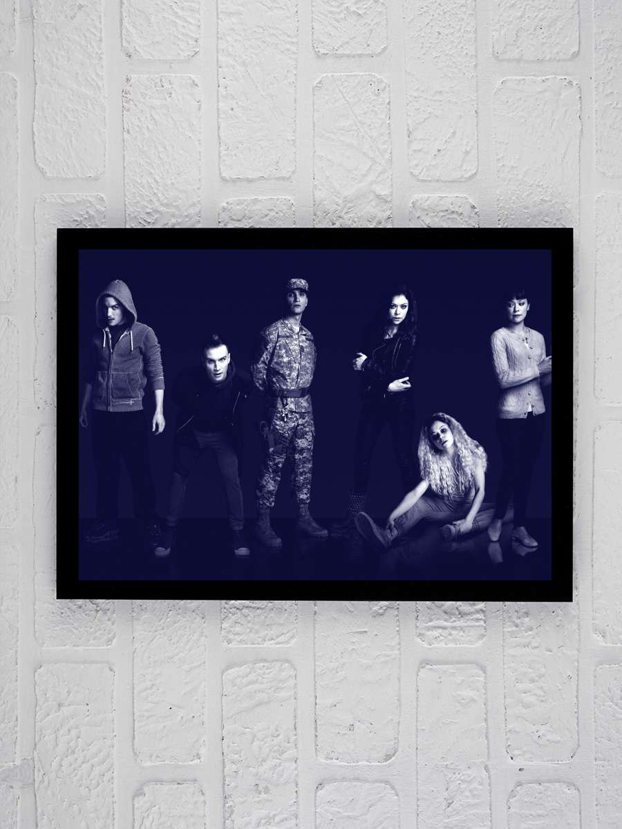 Orphan Black Dizi Tablo Siyah Çerçeveli Dizi Poster Duvar Tablo