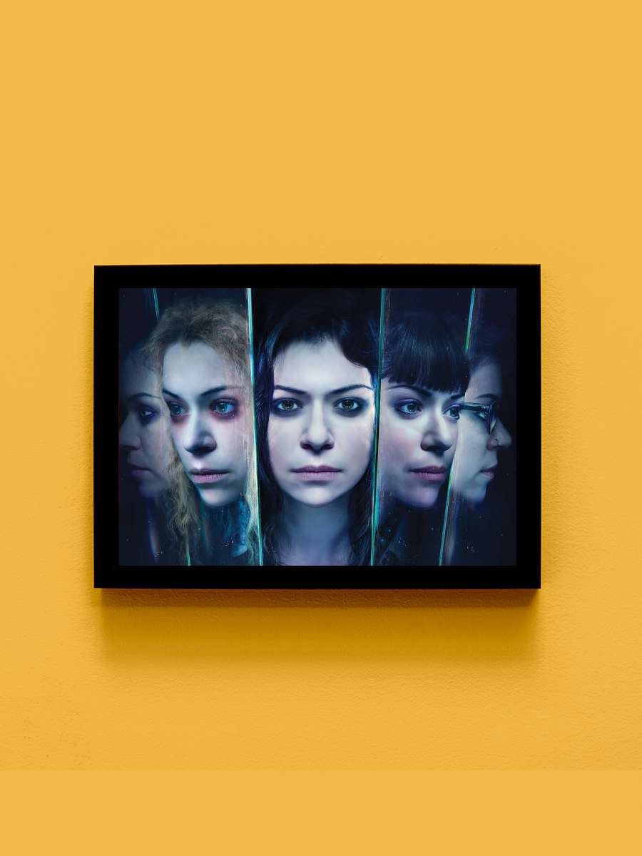 Orphan Black Dizi Tablo Siyah Çerçeveli Dizi Poster Duvar Tablo - En İyi Fiyatlarla