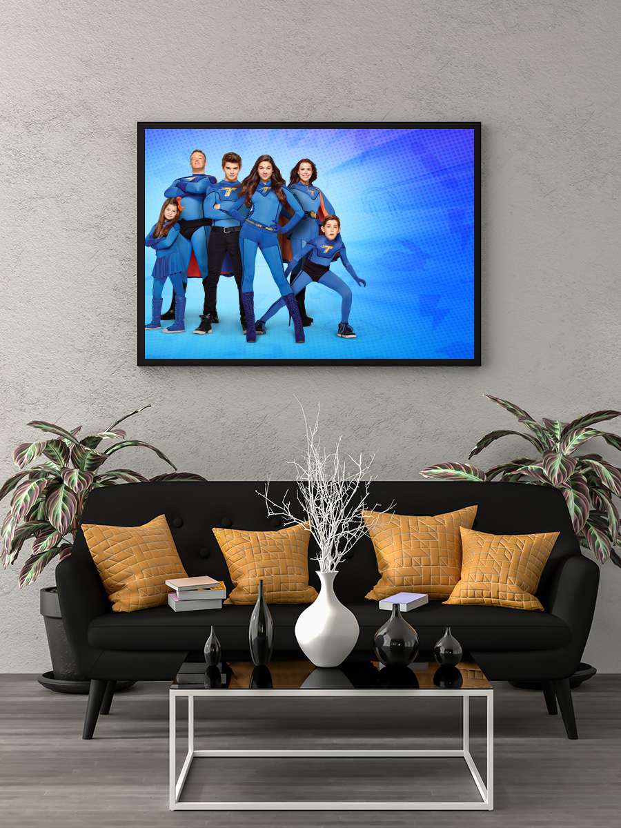 The Thundermans Dizi Tablo Siyah Çerçeveli Dizi Poster Duvar Tablo