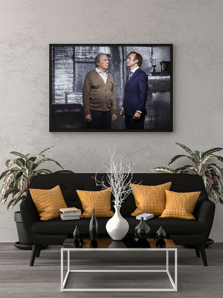 Better Call Saul Dizi Tablo Siyah Çerçeveli Dizi Poster Duvar Tablo