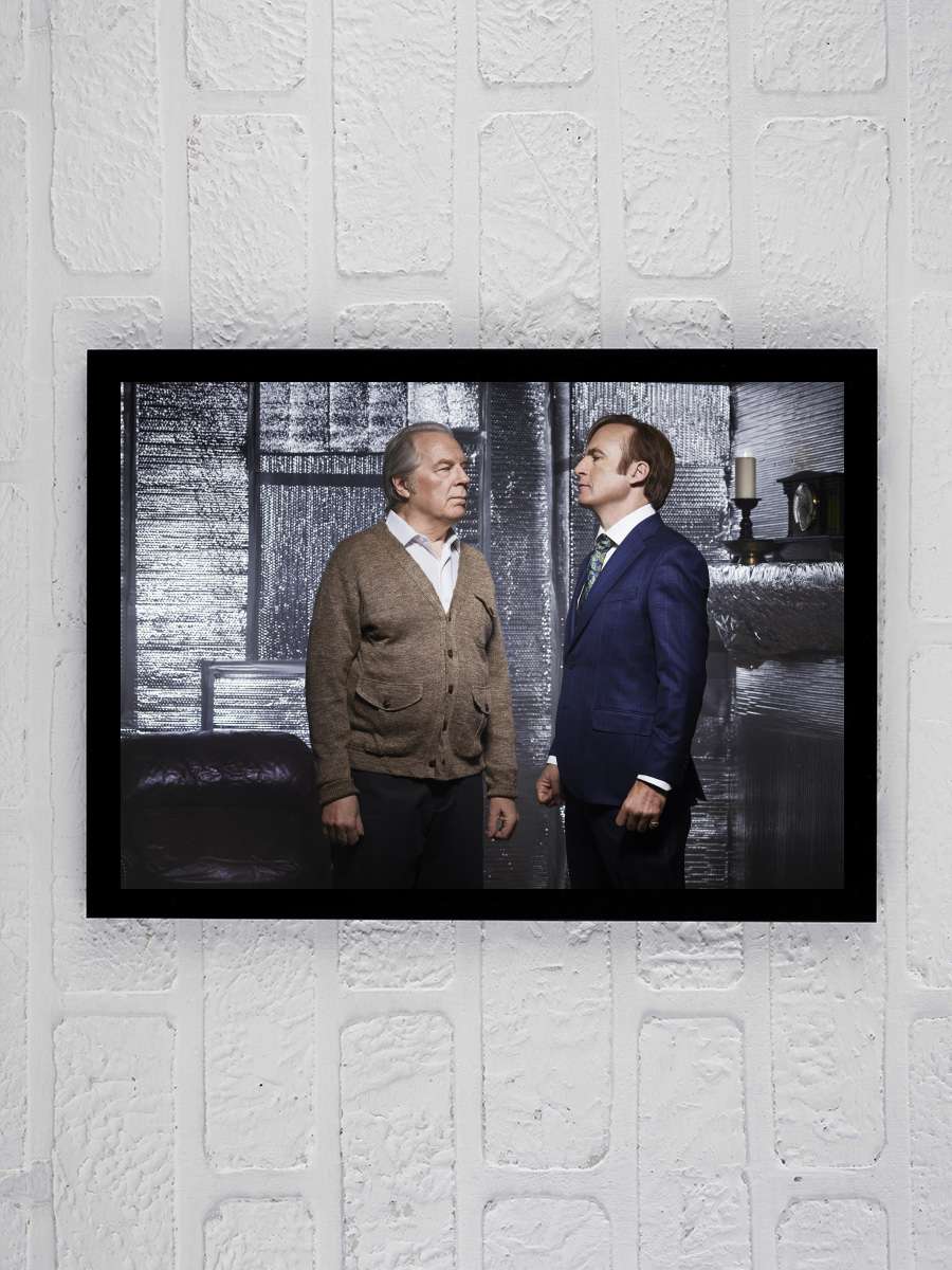 Better Call Saul Dizi Tablo Siyah Çerçeveli Dizi Poster Duvar Tablo
