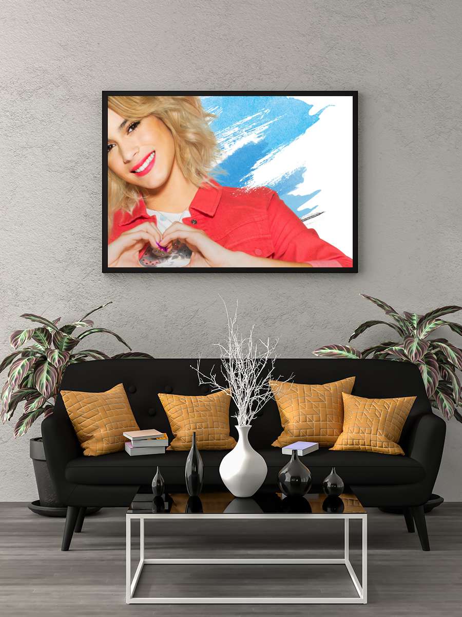 Violetta Dizi Tablo Siyah Çerçeveli Dizi Poster Duvar Tablo