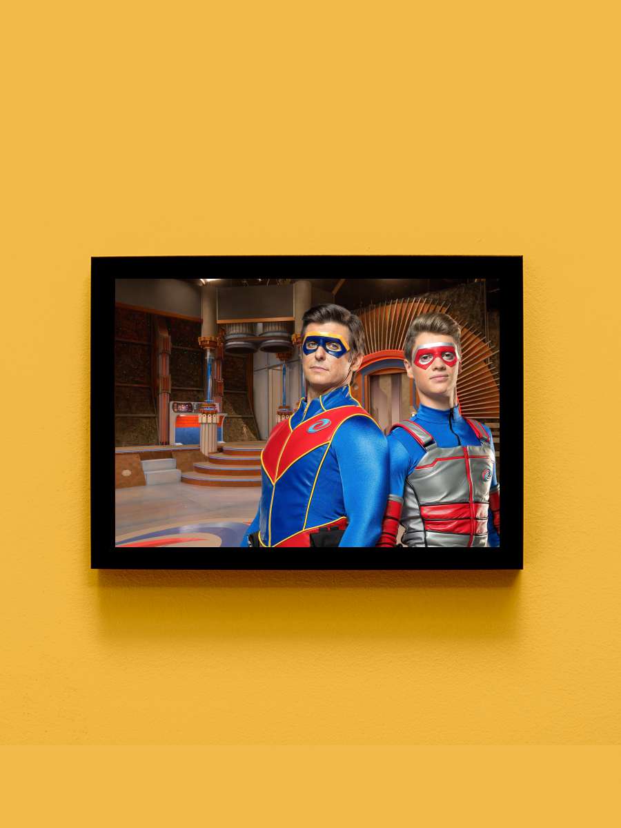 Henry Danger Dizi Tablo Siyah Çerçeveli Dizi Poster Duvar Tablo