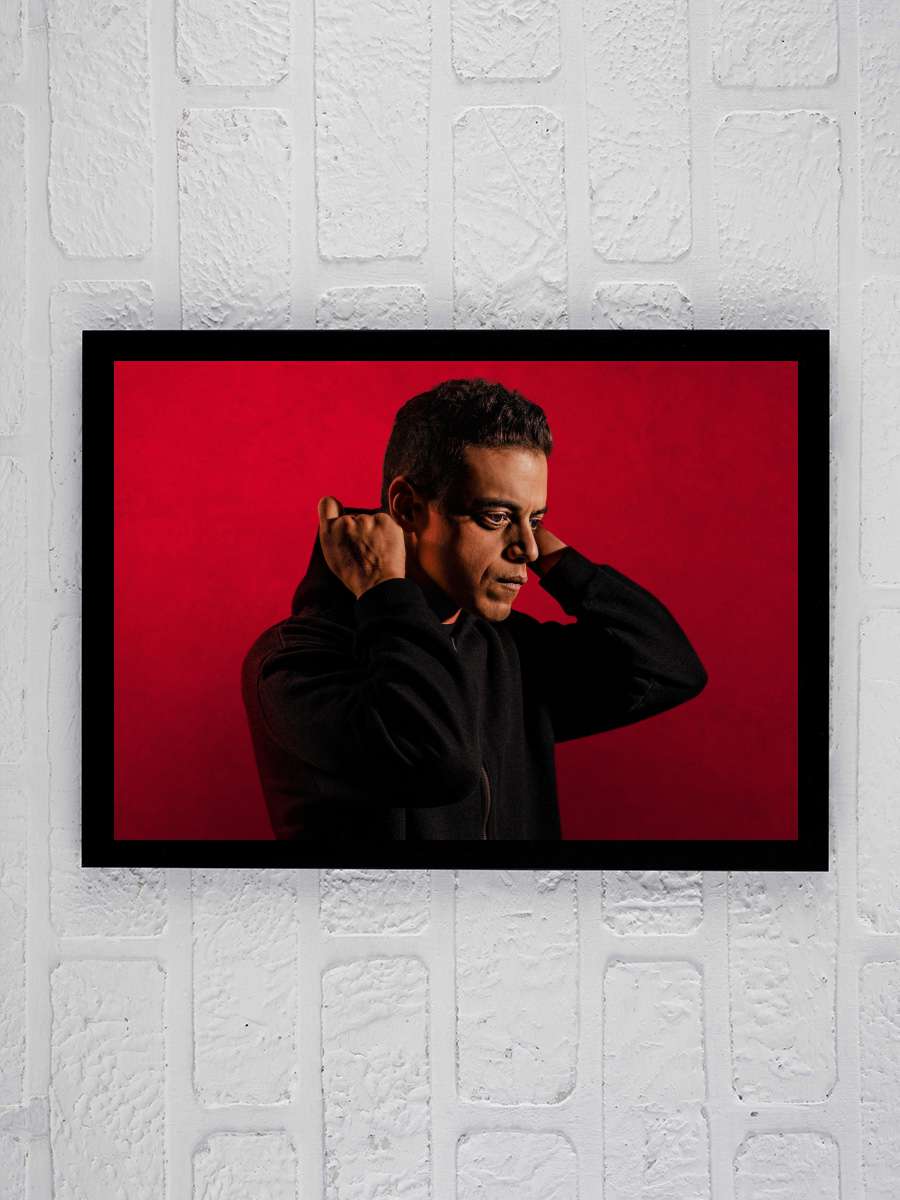 Mr. Robot Dizi Tablo Siyah Çerçeveli Dizi Poster Duvar Tablo