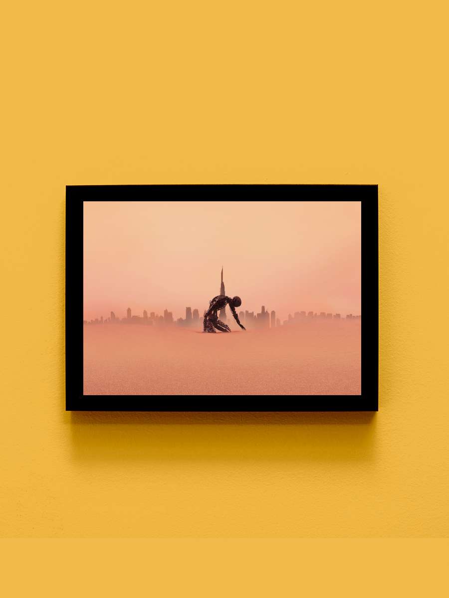 Westworld Dizi Tablo Siyah Çerçeveli Dizi Poster Duvar Tablo