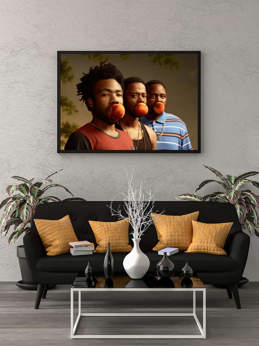 Atlanta Dizi Tablo Siyah Çerçeveli Dizi Poster Duvar Tablo