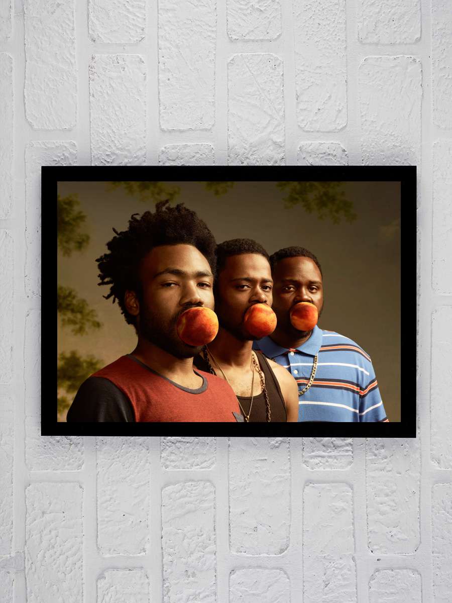 Atlanta Dizi Tablo Siyah Çerçeveli Dizi Poster Duvar Tablo