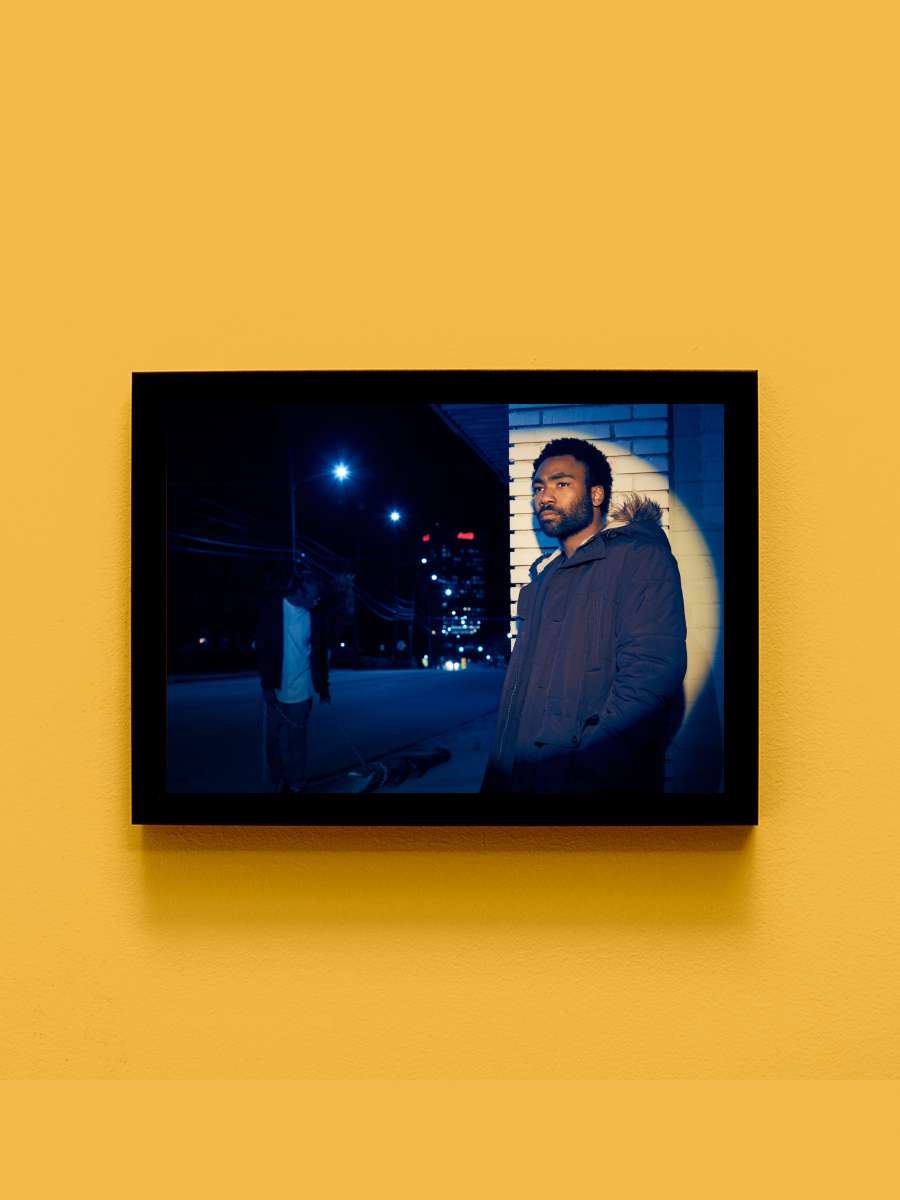 Atlanta Dizi Tablo Siyah Çerçeveli Dizi Poster Duvar Tablo