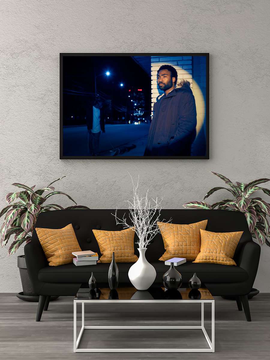 Atlanta Dizi Tablo Siyah Çerçeveli Dizi Poster Duvar Tablo