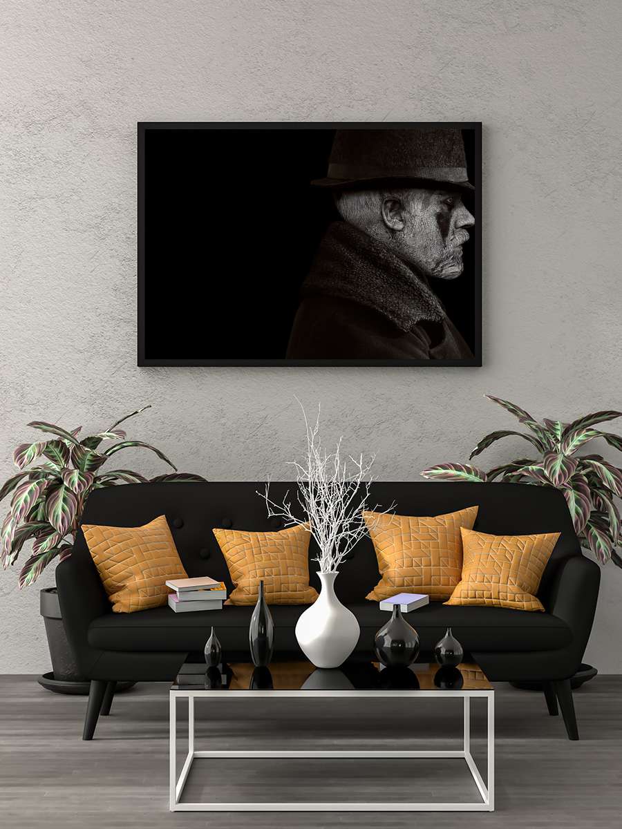 Taboo Dizi Tablo Siyah Çerçeveli Dizi Poster Duvar Tablo