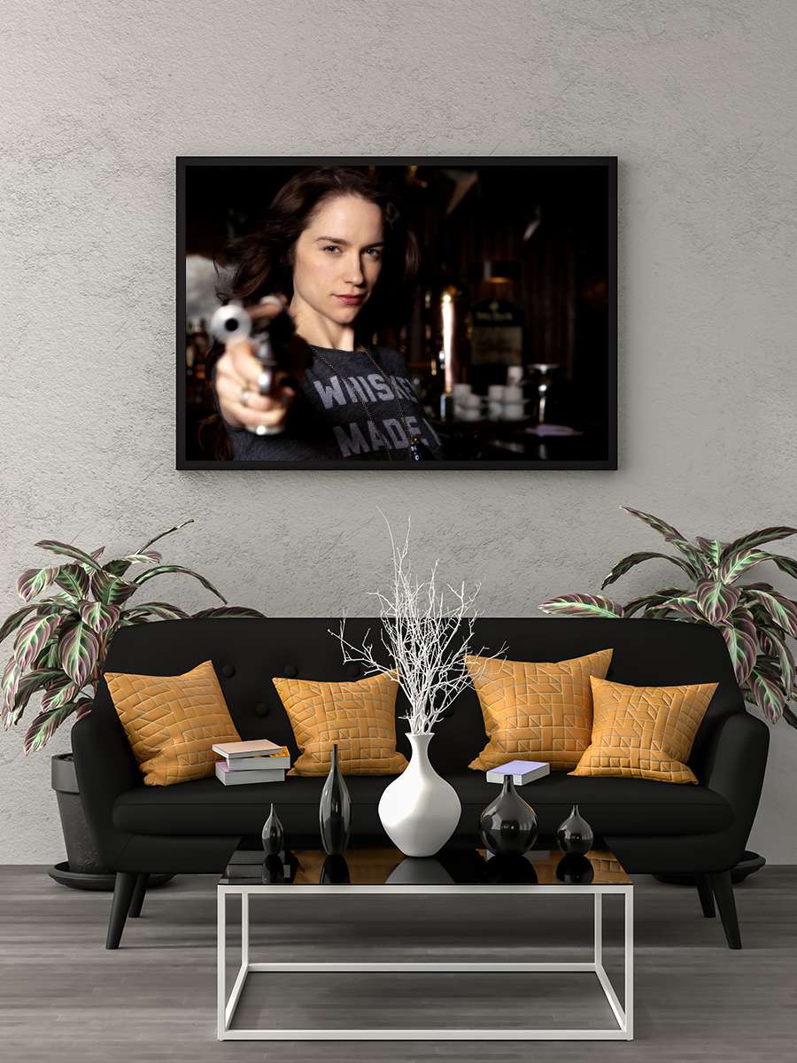 Wynonna Earp Dizi Tablo Siyah Çerçeveli Dizi Poster Duvar Tablo