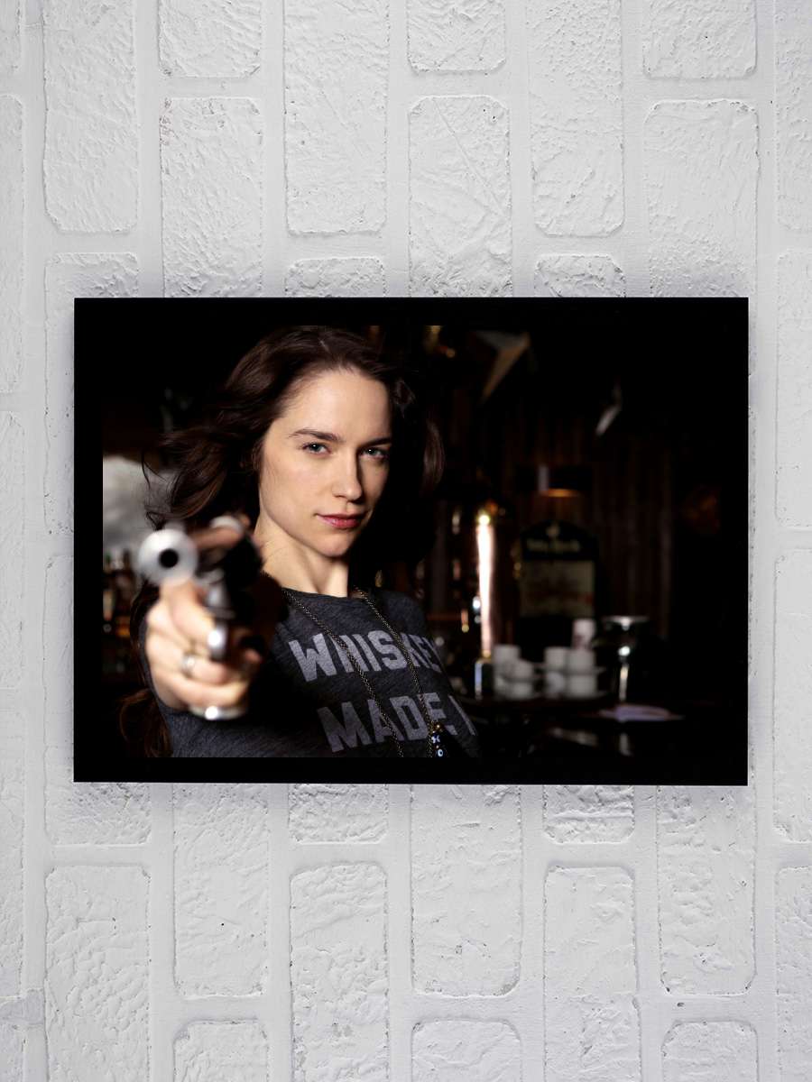 Wynonna Earp Dizi Tablo Siyah Çerçeveli Dizi Poster Duvar Tablo