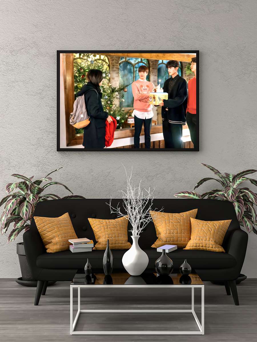 Goblin - 쓸쓸하고 찬란하神-도깨비 Dizi Tablo Siyah Çerçeveli Dizi Poster Duvar Tablo